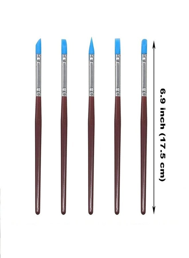 AmigozZ 5Pc- Dotting Tools With 4Pc- Ball Tools And 8Pc Mandala Sticks With 5Pc Stylus Clay Sculpting Carving Tools For Clay Pottery Craft,Painting Rocks, Art Drawing- (22Pc), Multicolor - Image 3